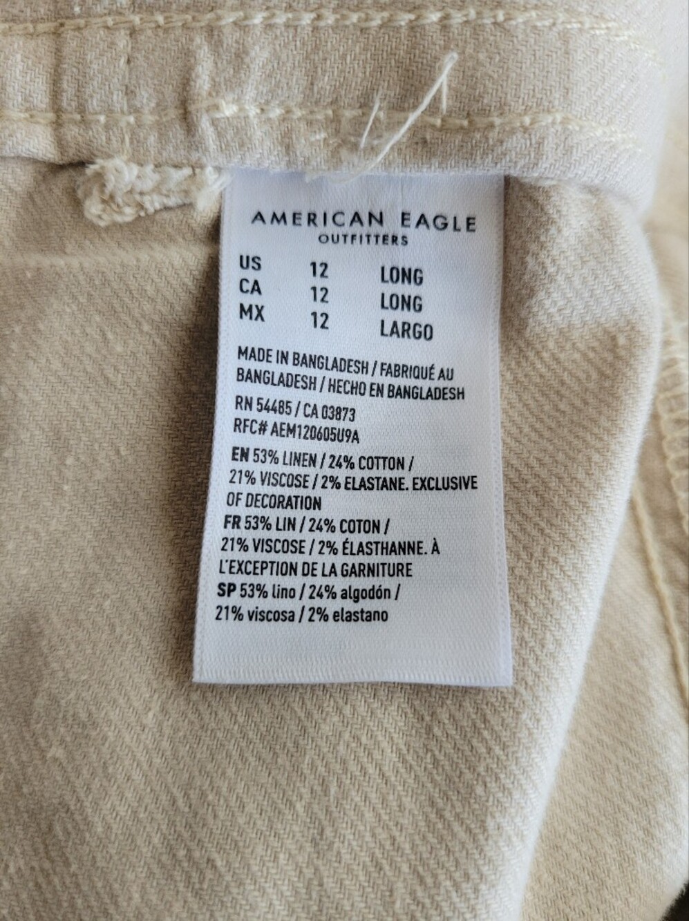 American Eagle Outfitters Dreamy Drape Beige Pants - Picture 5 of 5